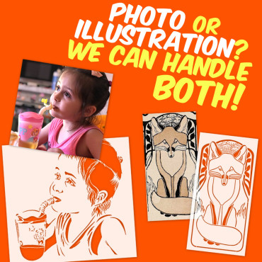 Custom Stencil from picture - Get your photo turned into a stencil