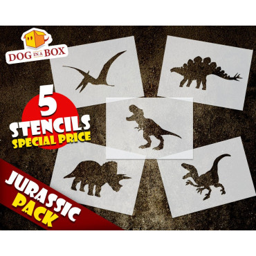 Pochoir de dinosaures SET...