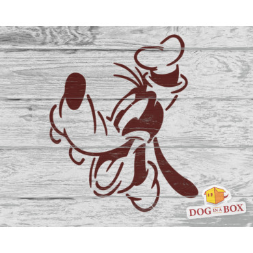 Goofy stencil n.3 - Disney Cartoon stencil for nursery decoration