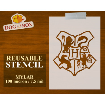 Stencil stemma Hogwarts n.1...