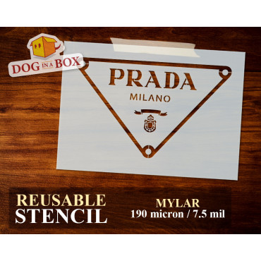 Prada logo stencil n.2 -...