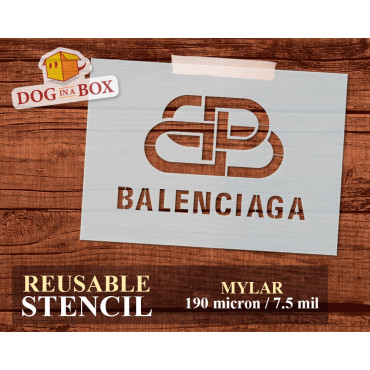 Balenciaga logo stencil n.2...