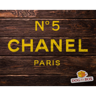 Chanel n.5 logo stencil - Fashion brand logo stencil for painting on walls, fabrics, plastic