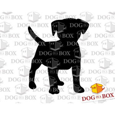 Dog stencil n.12 - Reusable puppy stencil for wood signs, wall decor and veterinary shop