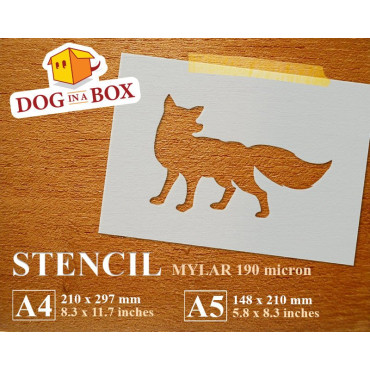 Pochoir renard n ° 1 -...