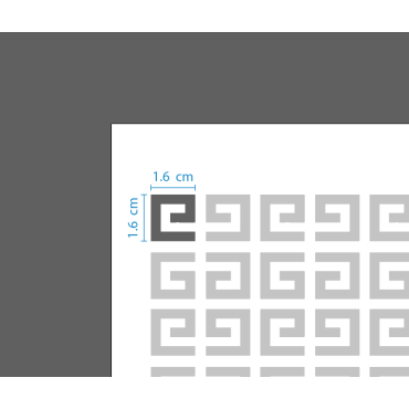 Pochoir Givenchy modèle n.1 - Pochoir logo de marque de mode pour peindre sur murs, tissus, plastique