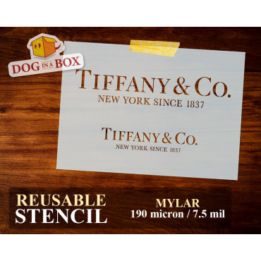 Tiffany logo Schablone Nr....