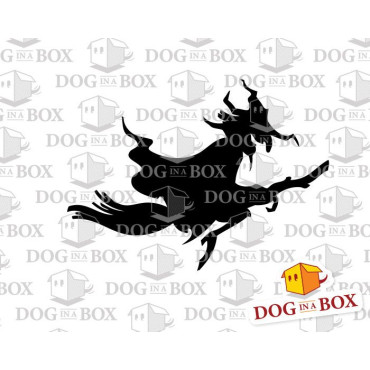 Witch stencil n.2 - Reusable stencil for halloween, horror house, wood signs, painting on wall and fabrics