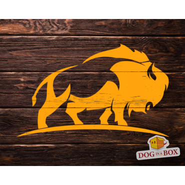 Bison stencil n.1 - Reusable American buffalo stencil. Cowboy and country stencils for painting