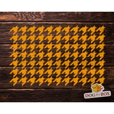 Chanel Houndstooth pattern stencil n.1 - Fashion brand logo stencil for painting on walls, fabrics, plastic