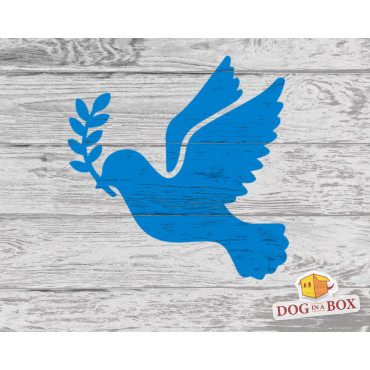 Pochoir Paix n°2 - Pochoir réutilisable avec une colombe, symbole de la paix. Parfait pour le bois, les tissus, les murs