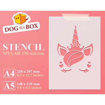 Pochoir Licorne n.13 -...