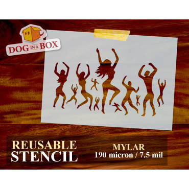 Pochoir d'art rupestre n.10...