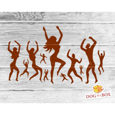 Ancient Cave Art stencil n.10 - Reusable prehistoric graffiti stencil