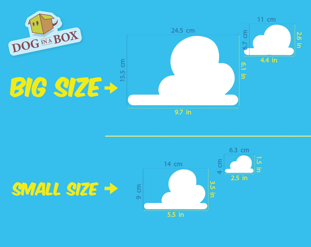 Toy Story clouds stencils